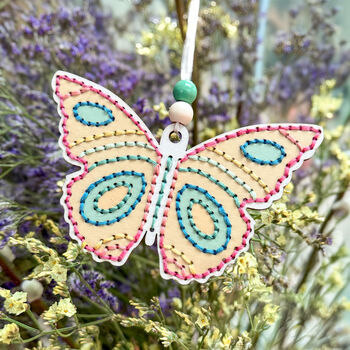Make Your Own Stitched Butterfly Decoration, 3 of 6