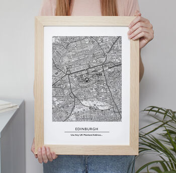 Favourite UK Location Map Print Custom Made, 8 of 12