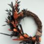 Halloween Dried Flowers Wreath, thumbnail 2 of 3