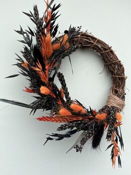 Halloween Dried Flowers Wreath, 2 of 3