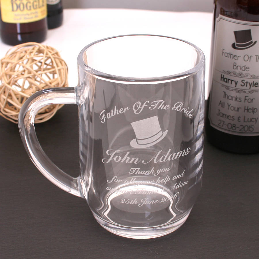 father of the bride tankard