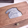 Personalised Wooden Train Christening Keepsake Box, thumbnail 4 of 4