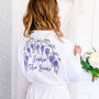 Personalised Wisteria Bridal Dressing Gown, thumbnail 1 of 3