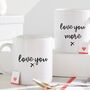 Love You Mug Set, thumbnail 2 of 2