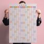 2025 2026 Academic Year Portrait Wall Planner | Pastels, thumbnail 1 of 4