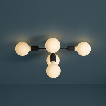 Connaught Five Arm Ceiling Light, 6 of 6