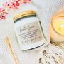 Personalised 'I'm So Glad You're My Godmother' Candle, thumbnail 1 of 7