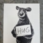 Bear Hug Screenprint, thumbnail 3 of 5