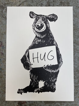 Bear Hug Screenprint, 3 of 5
