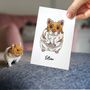 Personalised Full Body Hamster Portrait Print, thumbnail 1 of 9