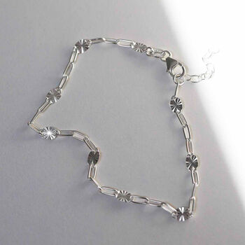 Sterling Silver Shimmer Bracelet, 3 of 8