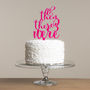 New First Baby Announcement Cake Topper, thumbnail 2 of 4