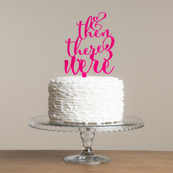 New First Baby Announcement Cake Topper, 2 of 4