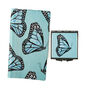 Blue Butterfly Compact Mirror And Lens Cloth Set, thumbnail 1 of 9