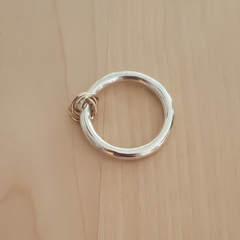 Wide Eternity Knot Ring, 3 of 5