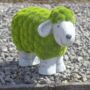 Sheep Garden Ornament Large Moss Stone Grass Effect, thumbnail 6 of 8