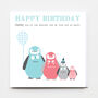 Happy Birthday Family Personalised Greeting Card, thumbnail 1 of 5