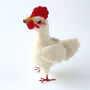 Needle Felted Chicken Ornament, thumbnail 5 of 9