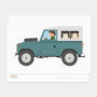 Farmer's Land Rover Postcard, thumbnail 1 of 1