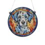 Dalmatian Stained Glass Effect Suncatcher, thumbnail 3 of 6