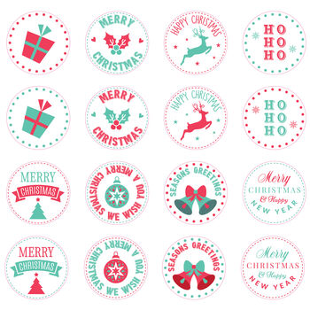 Christmas Stickers, 2 of 2