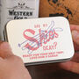 Personalised Ski Alcohol Tin Gift For Holiday Travel Present, thumbnail 1 of 2
