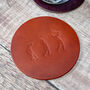 Golf Gift Leather Coaster, thumbnail 3 of 3