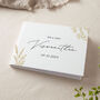 Meadow Personalised Surname Wedding Guest Book, thumbnail 2 of 4
