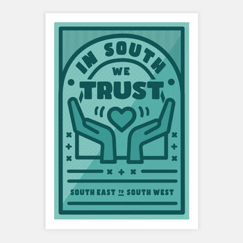 South London Graphic Poster Print, 4 of 5