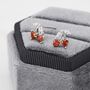 Cherry Stud Earrings, thumbnail 7 of 12