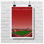 Southampton Fc 'St Mary's Stadium' Gift Print Poster, thumbnail 1 of 2