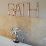 Copper Decorative Letters And Symbols Wall Art, thumbnail 12 of 12