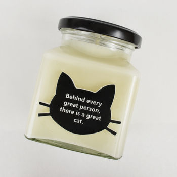 Cat Slogan Scented Candle, 2 of 5