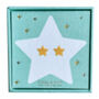 Christmas Sparkle Star Studs, thumbnail 1 of 2