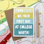 Good Luck On Your First Day At School Card, thumbnail 7 of 8