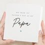 1st Fathers Day Card For Papa, thumbnail 1 of 7