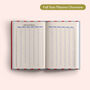 2027 Diary | A5 Hardcover Week To View | Red And Blue Stripe, thumbnail 2 of 8