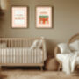 Babar The Elephant Set Of Two Tennis Art Prints, thumbnail 2 of 4