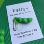 Daddy/Mummy Ha Pea Fidget Toy Valentine's Day Card, thumbnail 2 of 2