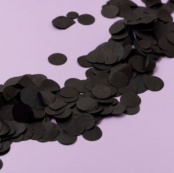 Black Wedding Confetti | Biodegradable Paper Confetti, 4 of 5