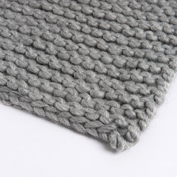 Nyssa Merino Blanket Beginner Knitting Kit, 6 of 9