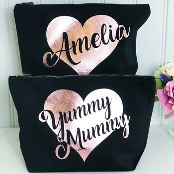 Personalised Or Yummy Mummy Make Up Toiletries Bag, 4 of 8