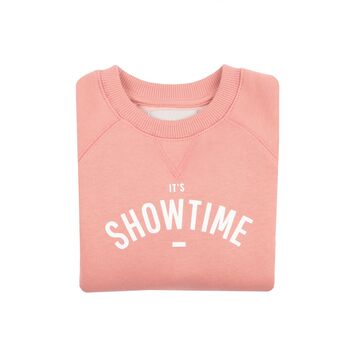 Rose Pink 'It's Showtime' Sweatshirt, 2 of 3