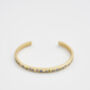 Gold Forget Me Not Bangle, thumbnail 3 of 9