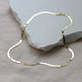 9ct Yellow Gold Herringbone Chain Necklace, thumbnail 1 of 3