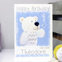 Personalised Arctic Polar Bear Birthday Card, thumbnail 1 of 10