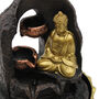 Golden Meditating Buddha Tabletop Water Feature 30cm, thumbnail 6 of 8