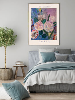 Flower Market Paris Art Print, 2 of 3