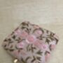 Pink Square Floral Handcrafted Clutch Bag, thumbnail 3 of 6