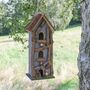 Grey Three Tier Bird House Father's Day Gift, thumbnail 1 of 9